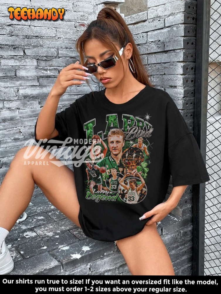 Larry Bird Shirt, Basketball shirt, Classic 90s Graphic T Shirt Larry Bird Shirt, Basketball shirt, Classic 90s Graphic T Shirt