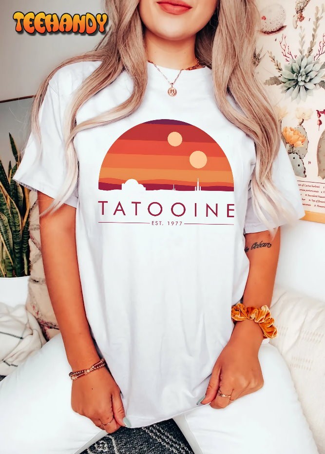 Vintage Disney Star Wars 1977 Tatooine Sunset Shirt Vintage Disney Star Wars 1977 Tatooine Sunset Shirt