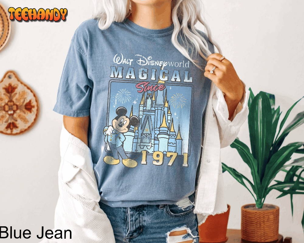 Vintage Walt Disney World Shirt, Retro Mickey Comfort Colors Shirt