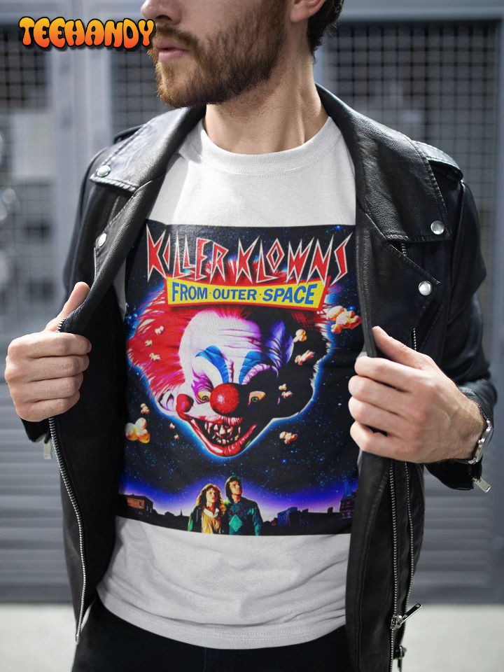 Killer Klowns from Outer Space Poster T Shirt, 80s Movie Shirt Killer Klowns from Outer Space Poster T Shirt, 80s Movie Shirt