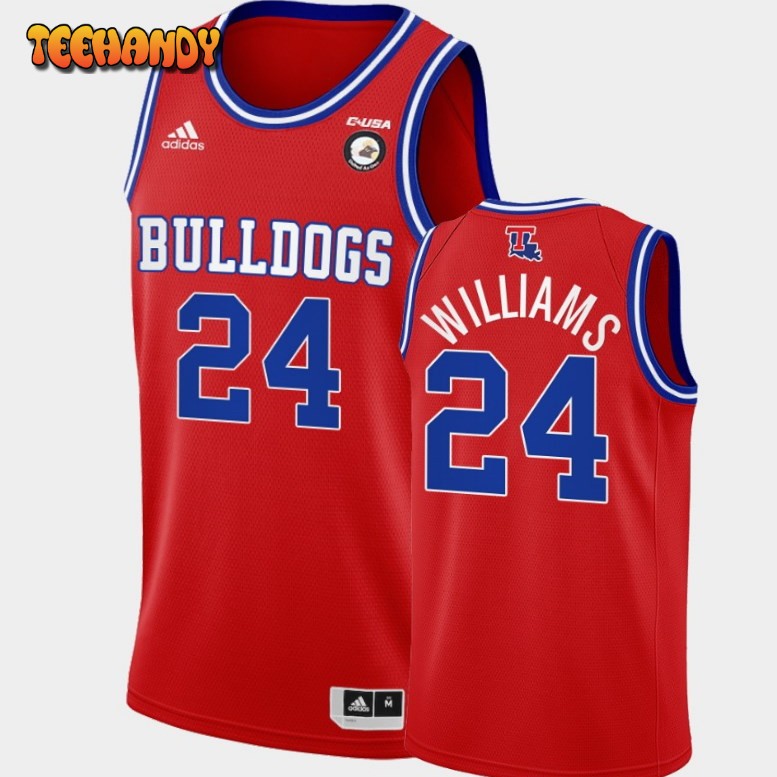 Men’s Louisiana Tech Bulldogs Cobe Williams Red College Basketball Alternate Jersey