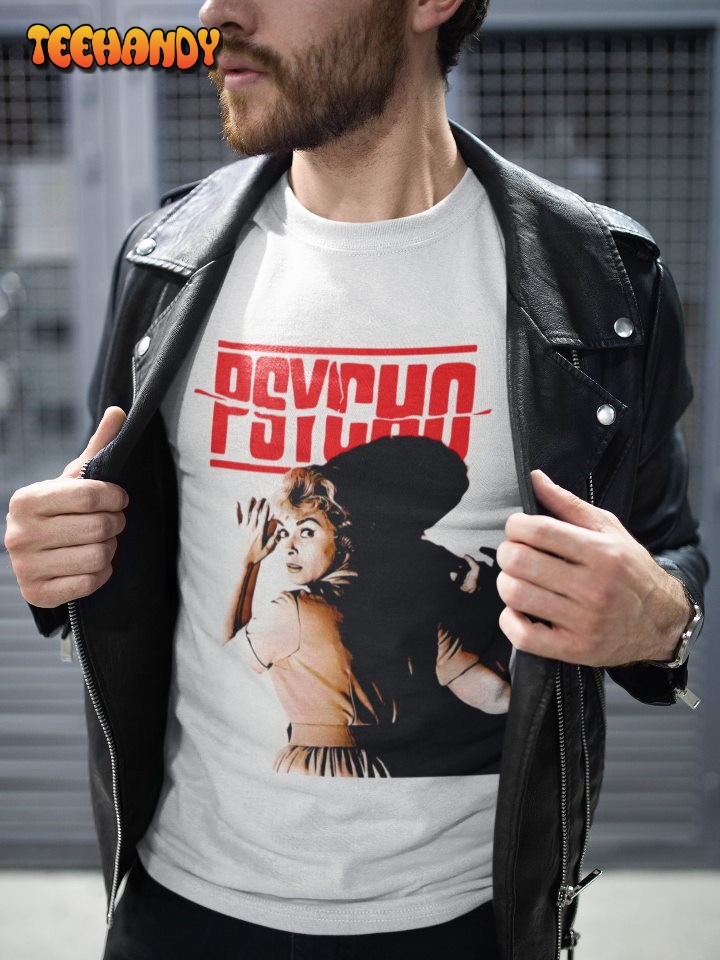 Psycho Movie Soft T-Shirt, Psycho Poster T Shirt, Vintage Horror Movie Shirt Psycho Movie Soft T-Shirt, Psycho Poster T Shirt, Vintage Horror Movie Shirt