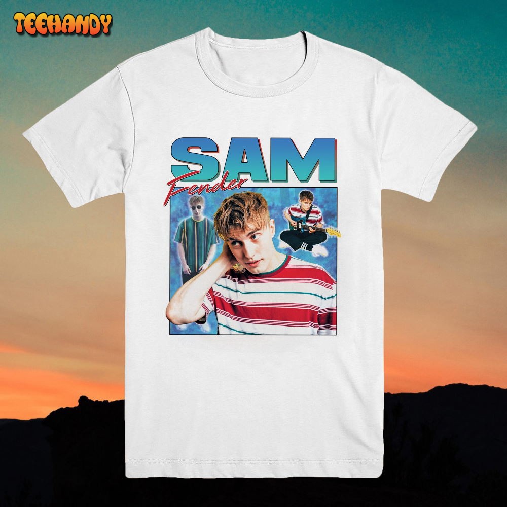 Sam Fender T Shirt Vintage Homage T-shirt Top Shirt Sam Fender T Shirt Vintage Homage T-shirt Top Shirt