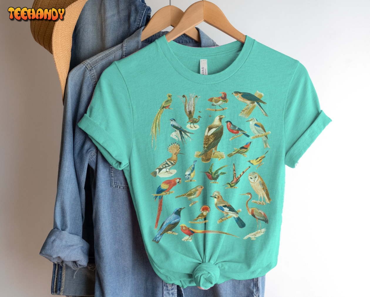 Summer Vintage tshirt, Comfort Colors tshirt, Bird tshirt, Cottagecore tshirt