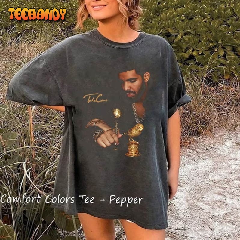 Vintage Drake Tshirt, Comfort Colors Drake Take Care Shirt