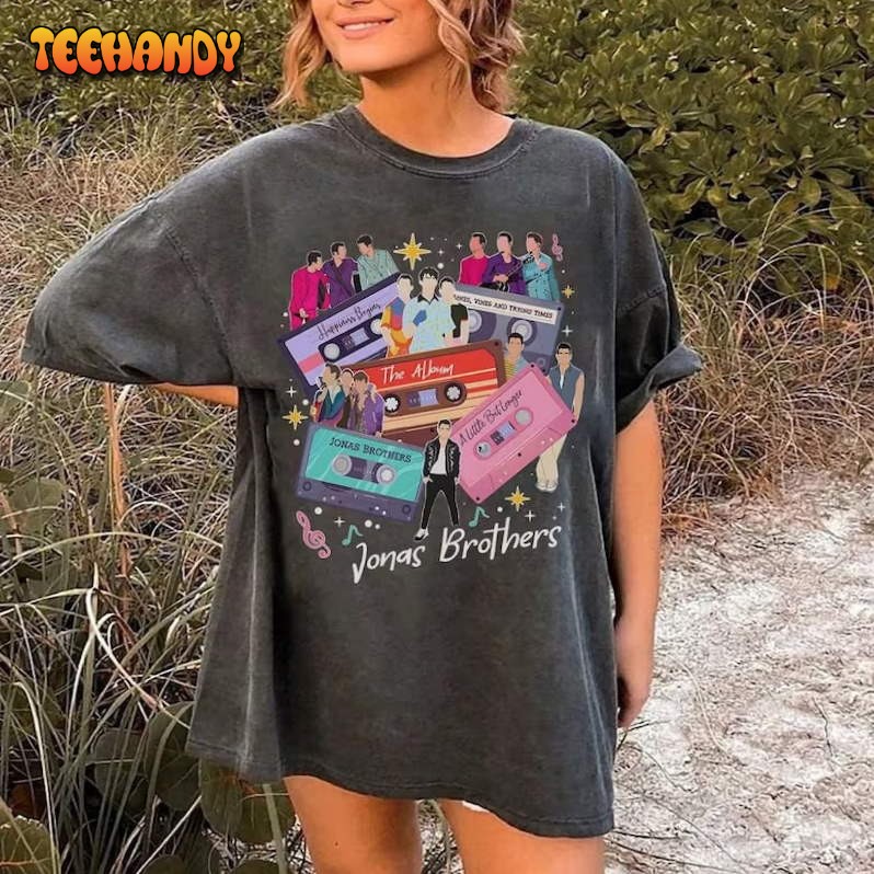 Vintage Jonas Brothers T-Shirt,Comfort Colors Jonas Brothers Cassette T Shirt