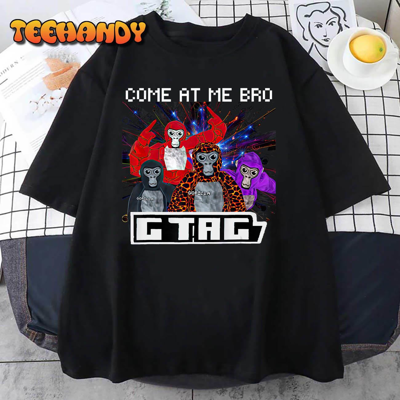 Gorilla Birthday Decorations, Monke Tag VR Gamer for Kids T-Shirt