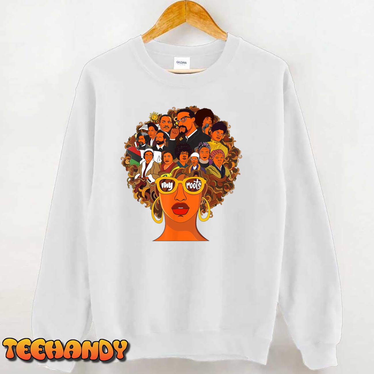 I Love My Roots Back Powerful Black History Month DNA Pride T-Shirt I Love My Roots Back Powerful Black History Month DNA Pride T-Shirt