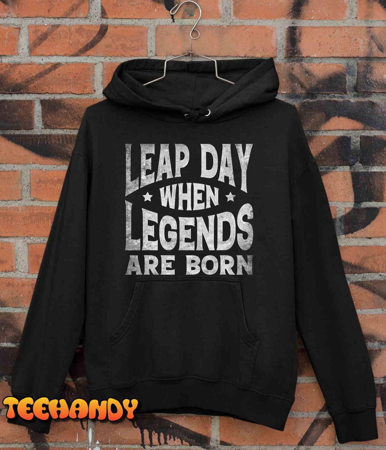 Leap Day February 29 Birthday Leap Year For Men & Women Cool T-Shirt Leap Day February 29 Birthday Leap Year For Men & Women Cool T-Shirt