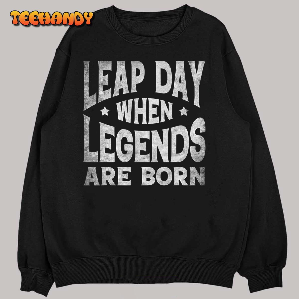 Leap Day February 29 Birthday Leap Year For Men & Women Cool T-Shirt Leap Day February 29 Birthday Leap Year For Men & Women Cool T-Shirt