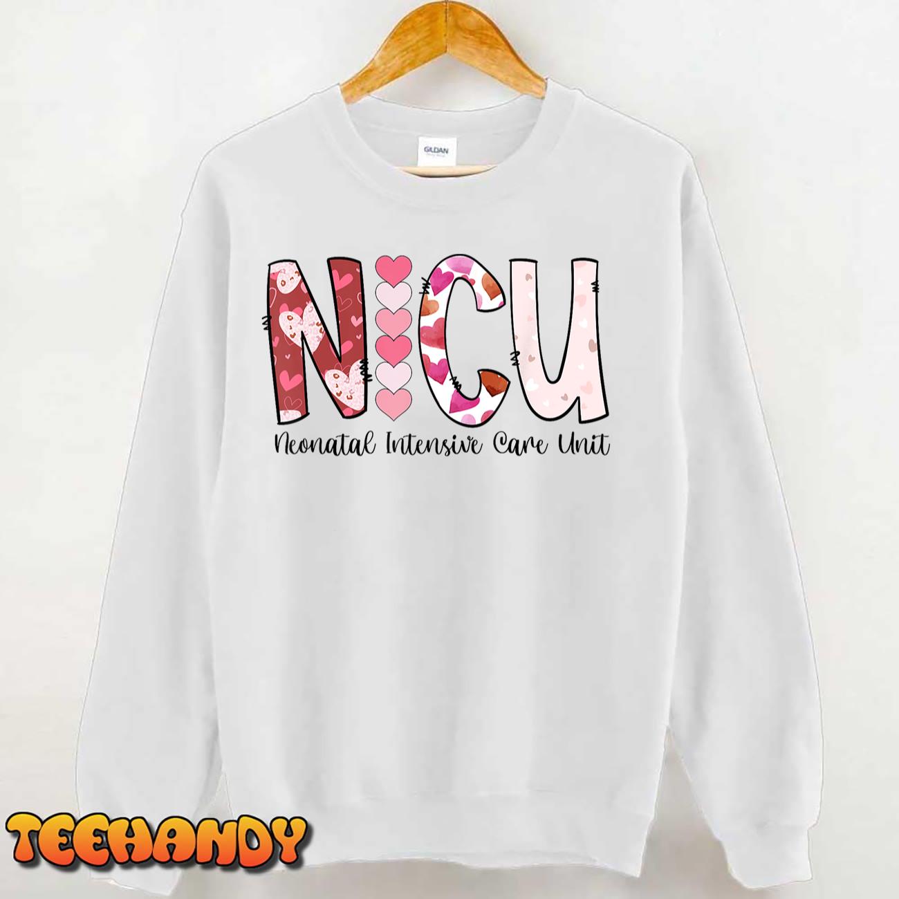 NICU Nurse Valentine NICU Nursing Valentines Day Costume Unisex T-Shirt NICU Nurse Valentine NICU Nursing Valentines Day Costume Unisex T-Shirt