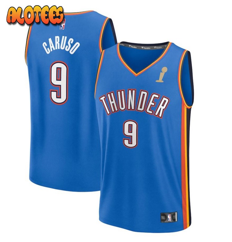 Alex Caruso Oklahoma City Thunder 2025 NBA Finals Champions Fast Break Replica Player Jersey