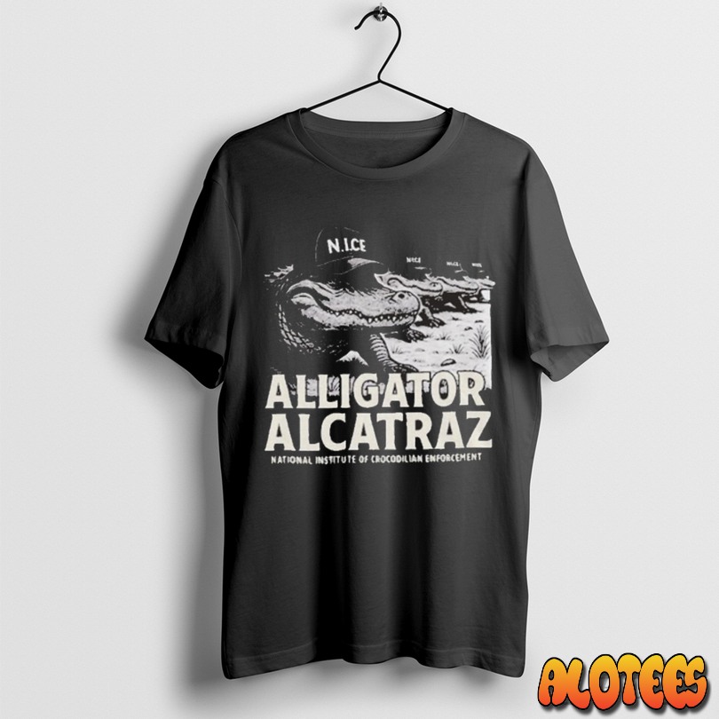 Alcatraz Gator Enforcement National Institute Of Crocodilian Enforcement Shirt