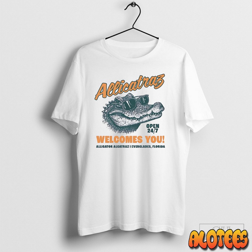 Allicatraz Welcomes You Alligator Alcatraz In Everglades Florida Shirt