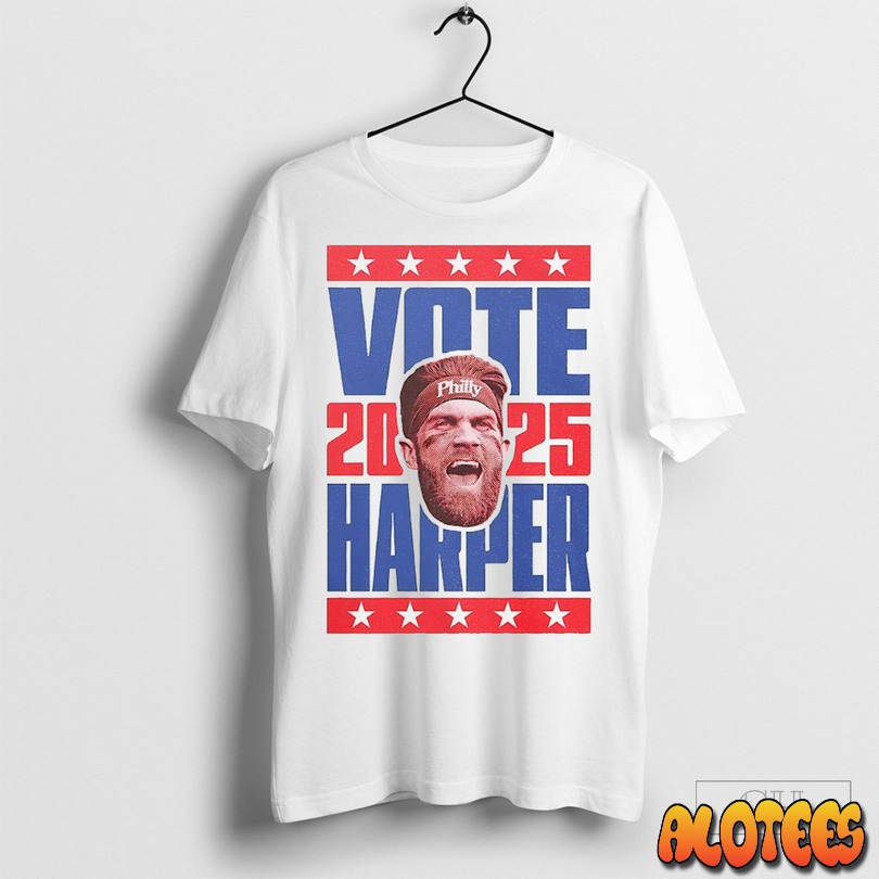 Bryce Harper Philadelphia Phillies Vote Harper 2025 Unisex T Shirt