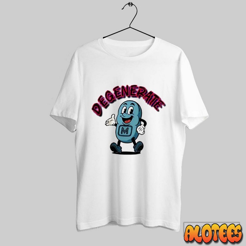 Degenerate M Cartoon Logo Unisex T Shirt
