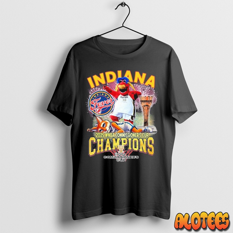 Indiana Fever 2025 Wnba Commissioners Cup Champion T Shirt