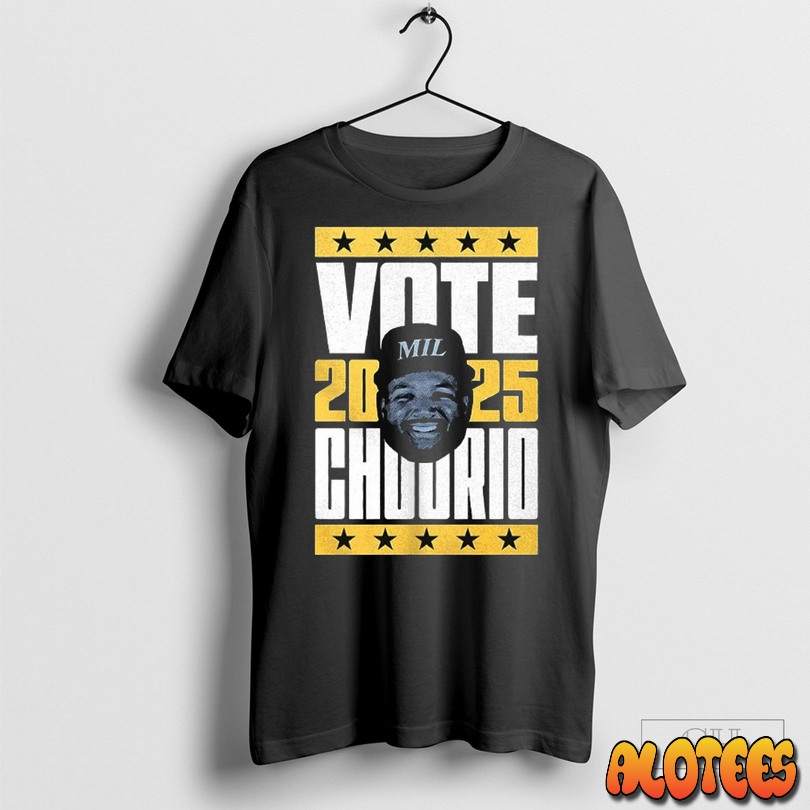 Jackson Chourio Milwaukee Brewers Vote Chourio 2025 Unisex T Shirt