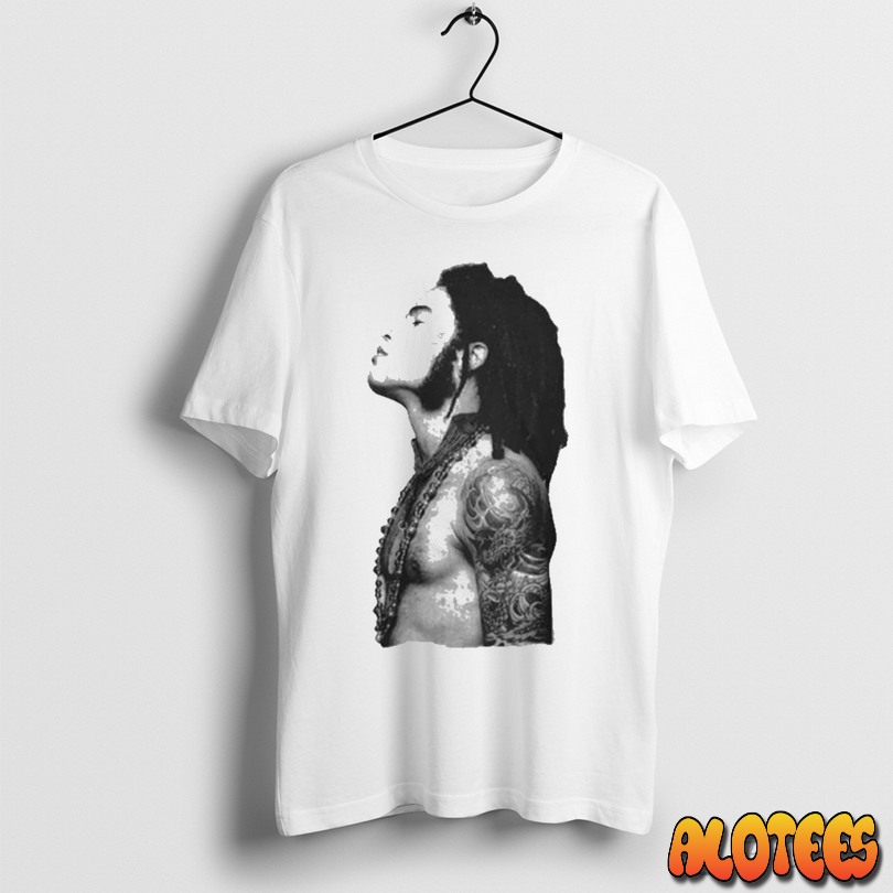 Lenny Kravitz Profile Outline Unisex T Shirt