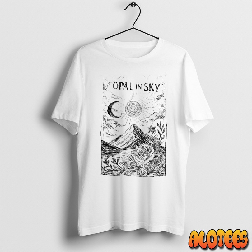 Opal In Sky Lost Moon By Alyvia White Unisex T Shirt
