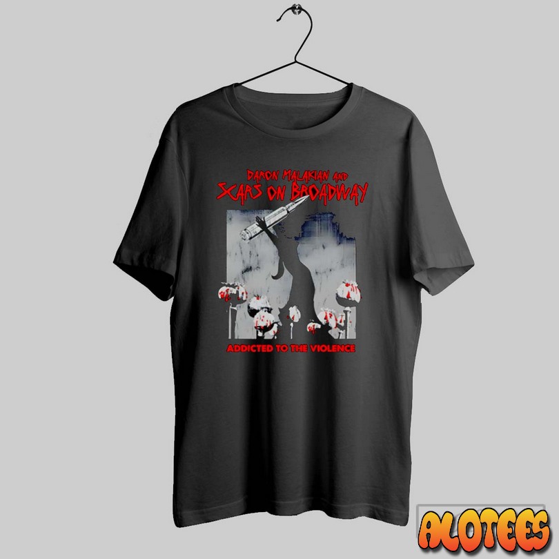 Scars On Broadway Addicted To The Violence Grey Unisex T Shirt