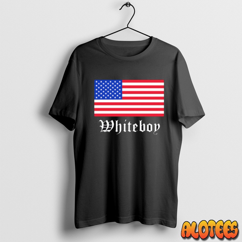 American Flag Whiteboy Unisex T Shirt
