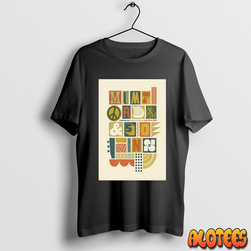 Officials Mumford And Sons Live Show July 27 2025 Charleston Sc Poster T Shirt
