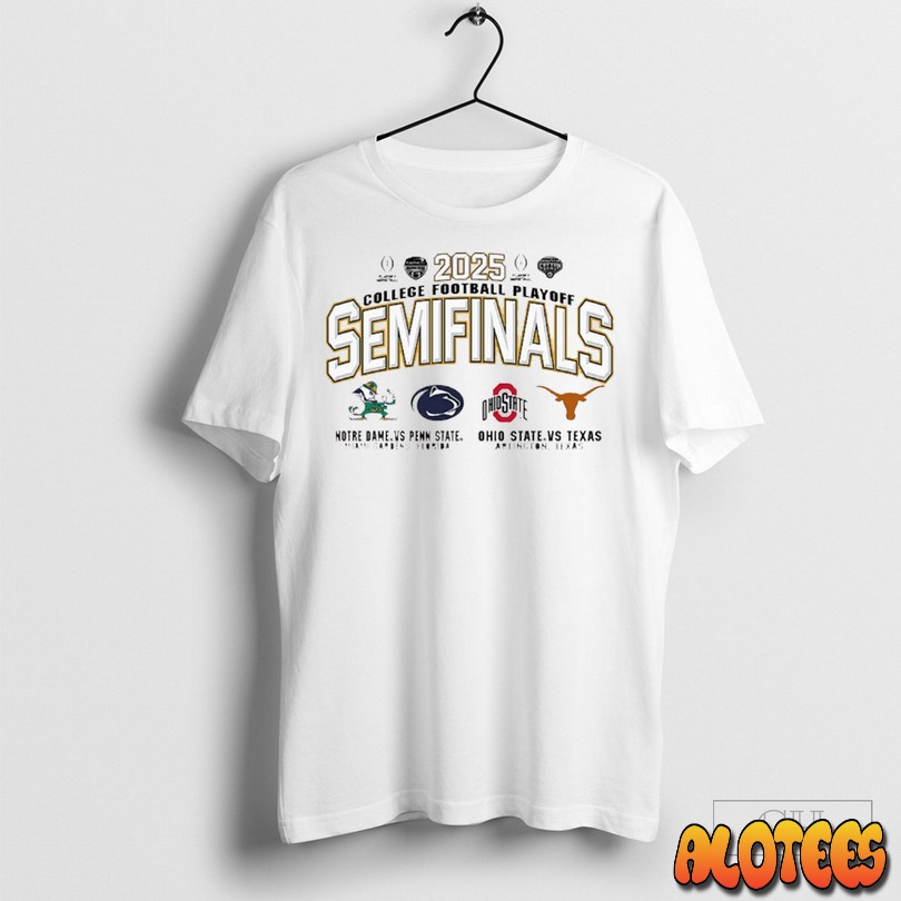 Penn State Vs Notre Dame Ohio State Vs Texas 2025 Multi Team Semifinal Shirt