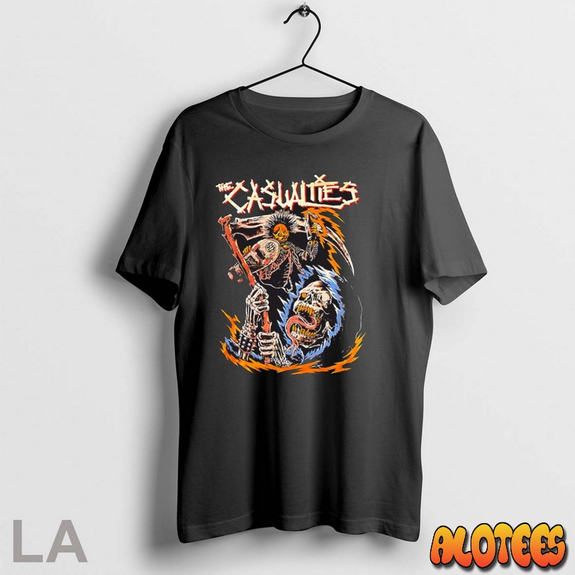 Top The Casualties Death Graphic Unisex T Shirt