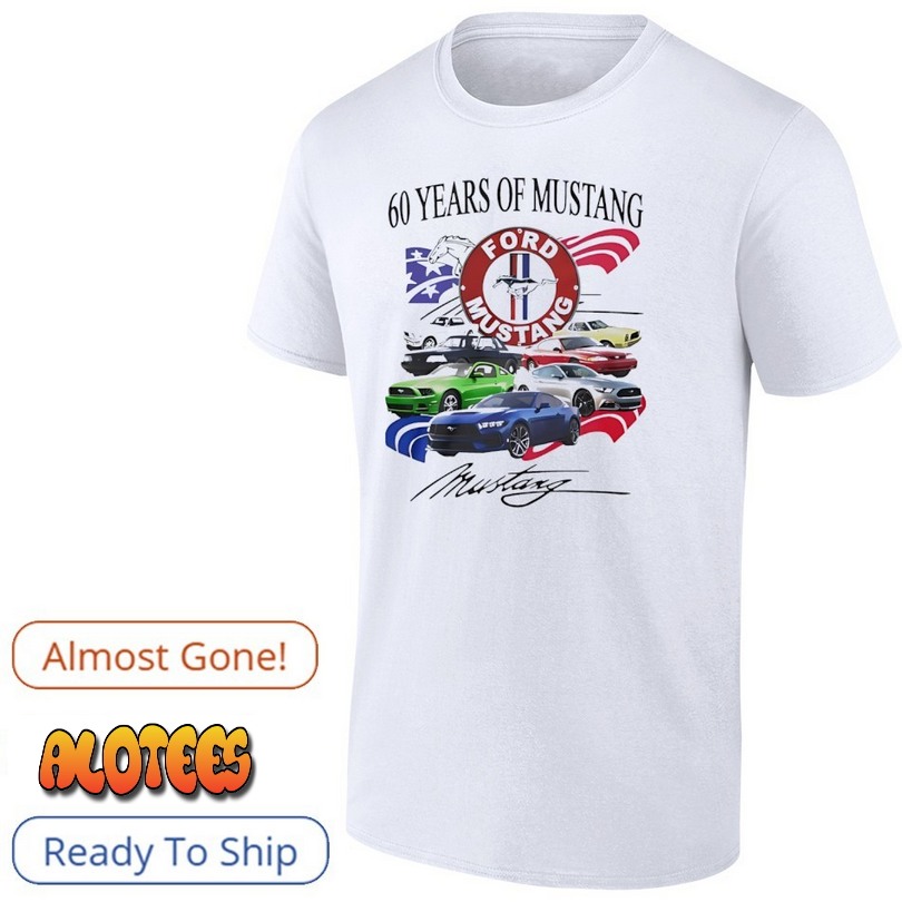 60 years of Ford Mustang shirt