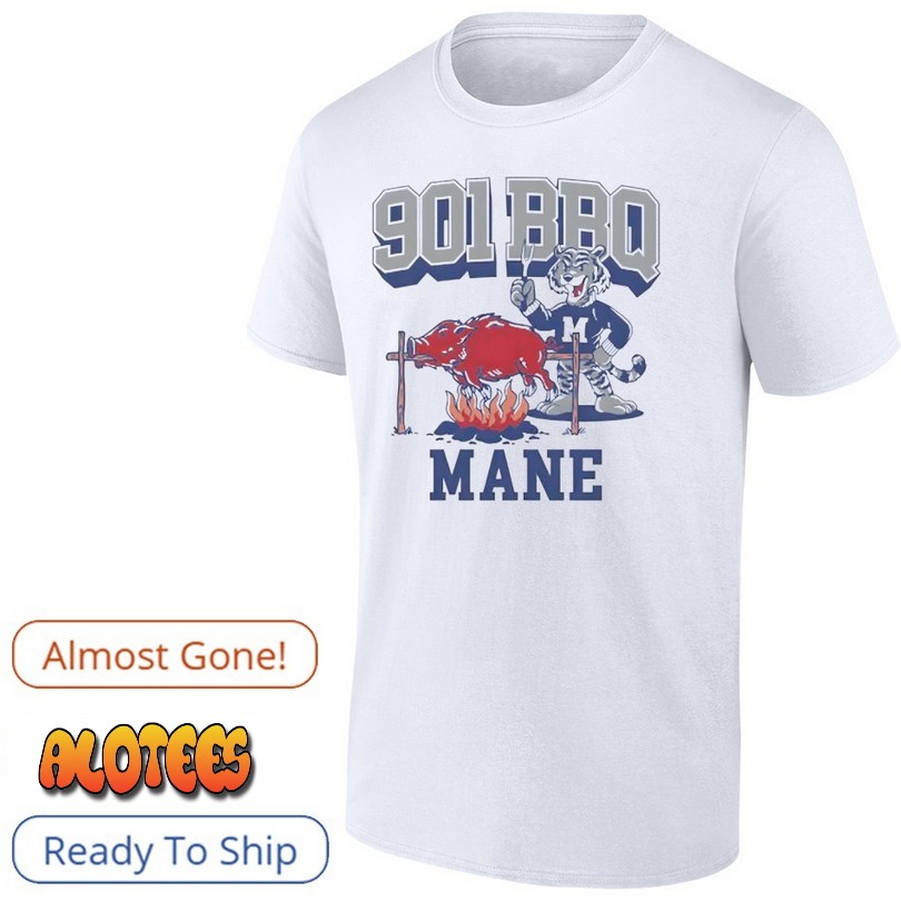 901 BBQ Mane Mascot Tigers Beat Arkansas Razorbacks Shirt