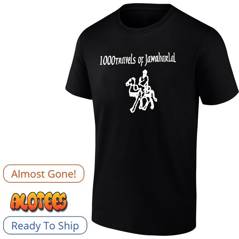 A man on a camel 1000travels of Jawaharlal T Shirt
