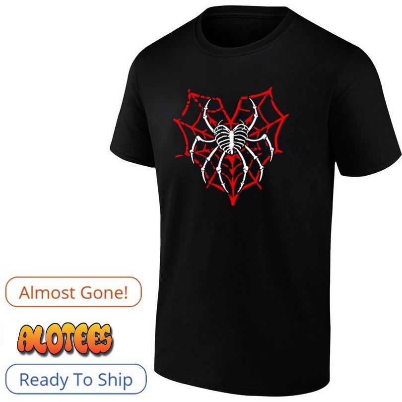 Aj Lee Love Bites Back Spider Web Shirt