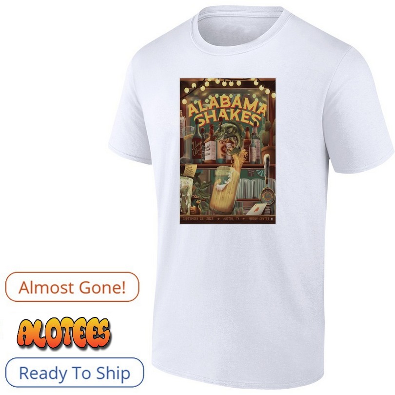 Alabama Shakes Moody Center Austin TX Sept 25 2025 Show Poster Shirt