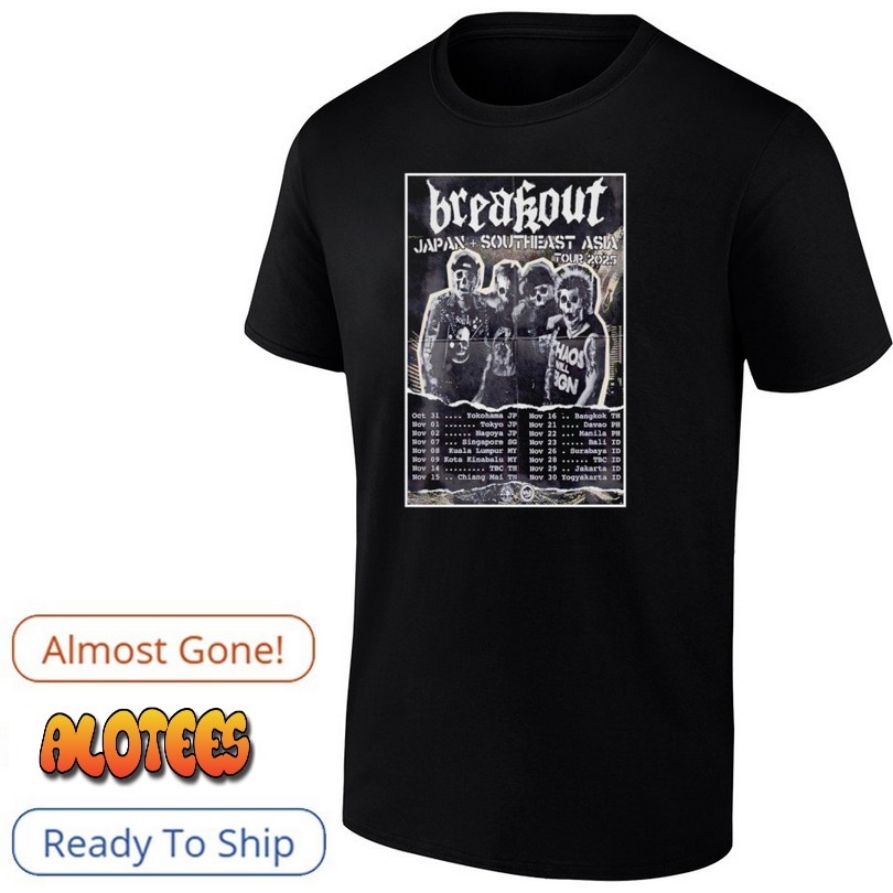 Breakout Japan And Southeast Asia Tour 2025 Poster T Shirt