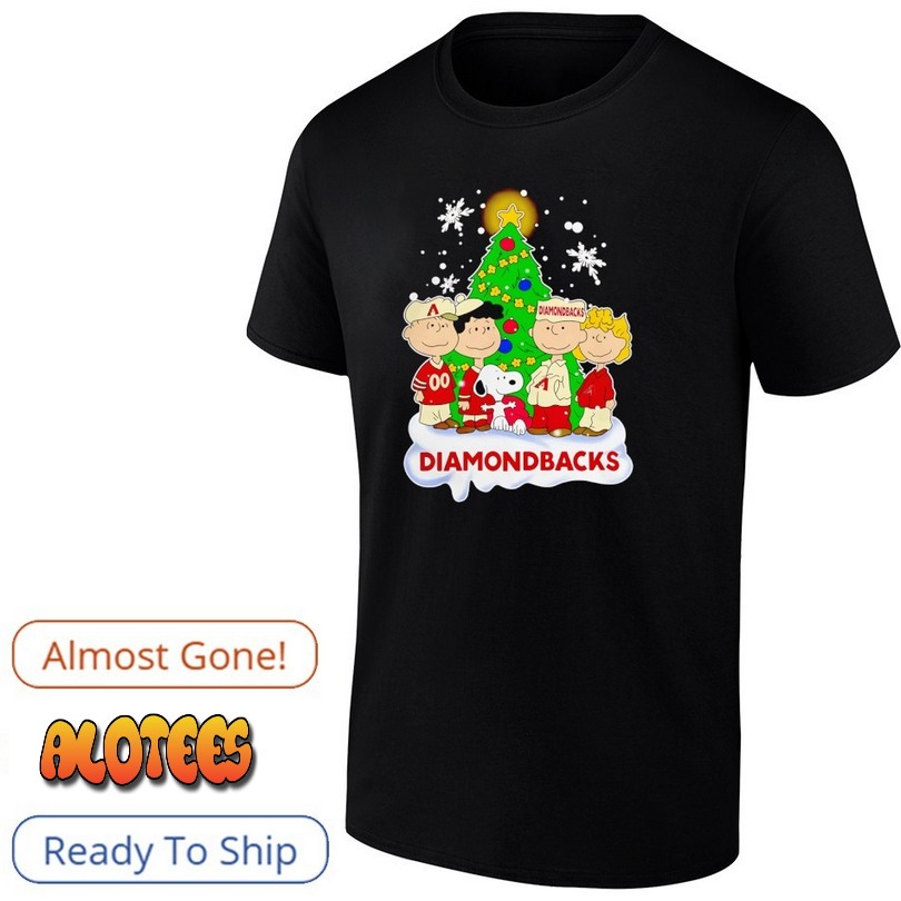 Peanuts characters Arizona Diamondbacks Christmas T Shirt