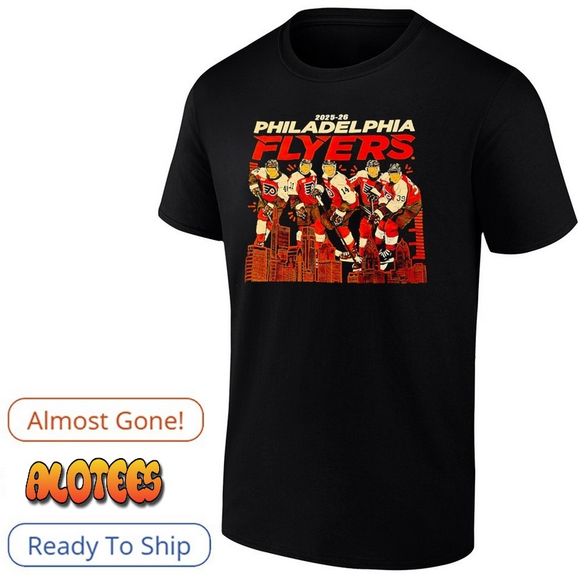 Philadelphia Flyers 2025-26 Trevor Zegras NHL legends T Shirt