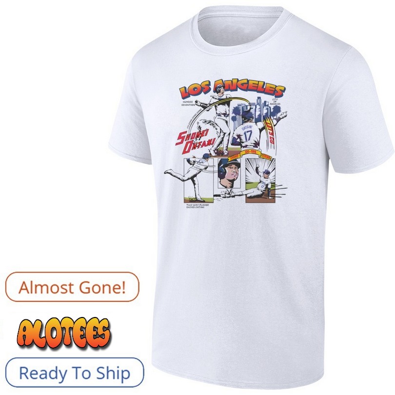 Shohei Ohtani Los Angeles D Comic Baseball Shirt