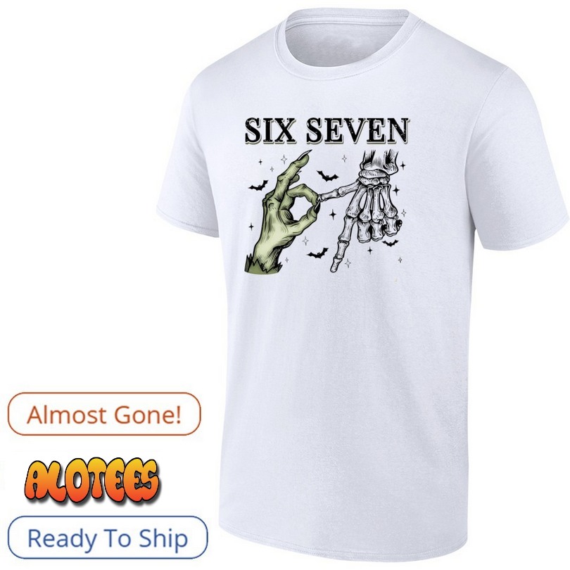 Six Seven Halloween Skeleton Shirt
