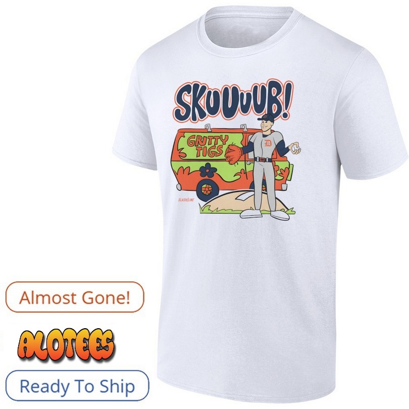 Skuuuub Gritty Tigs Detroit Tigers Baseball Shirt