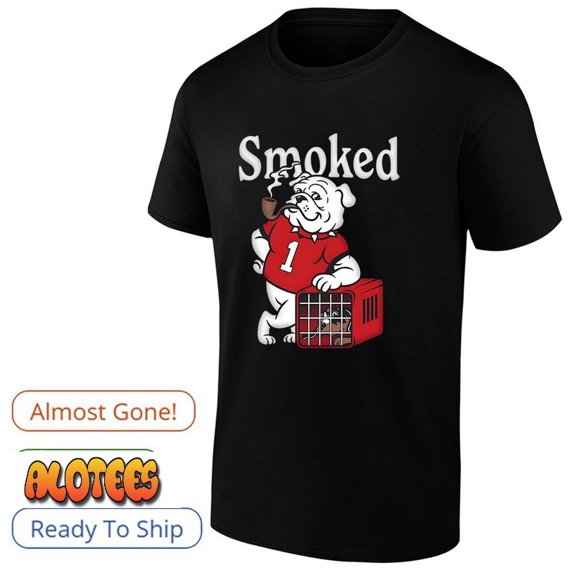 Smoked Georgia Bulldogs beat Tennessee Volunteers mascot shirt