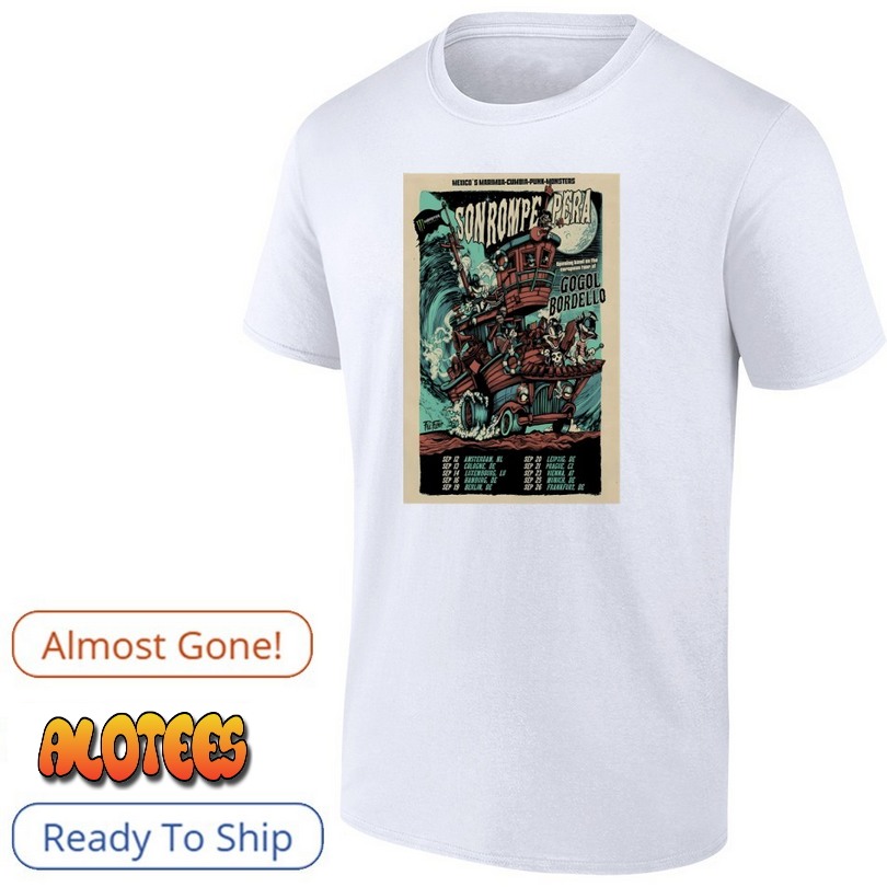 Son Rompe Pera And Monster Music September 2025 Tour Poster Shirt