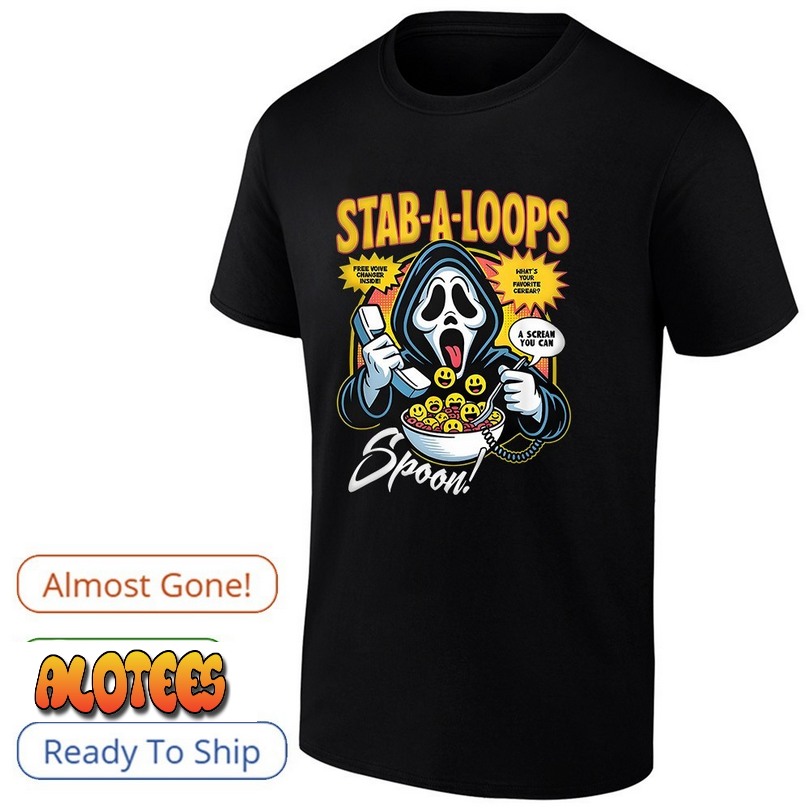Stab A Loops Horror Cereal Box Halloween Shirt