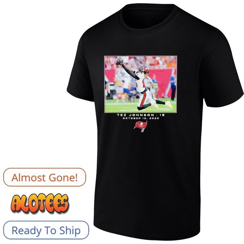 Tampa Bay Buccaneers Tez Johnson NFL Flash Features Week 6 T Shirt