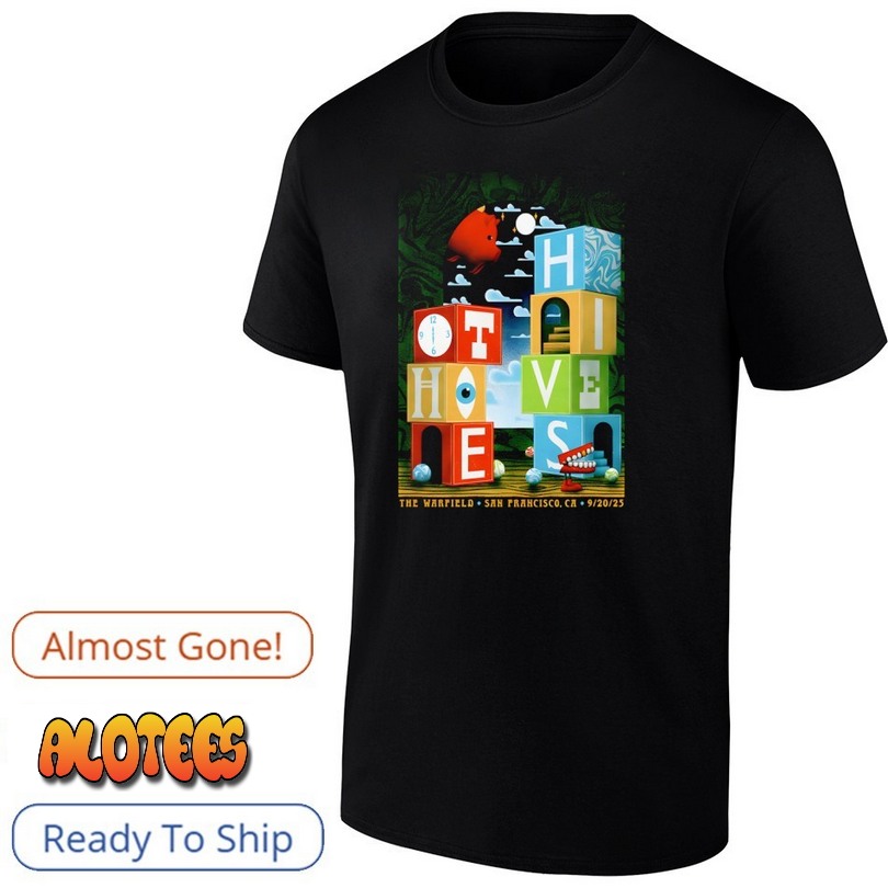 The Hives San Francisco Tour On Sep 20 2025 Poster Shirt