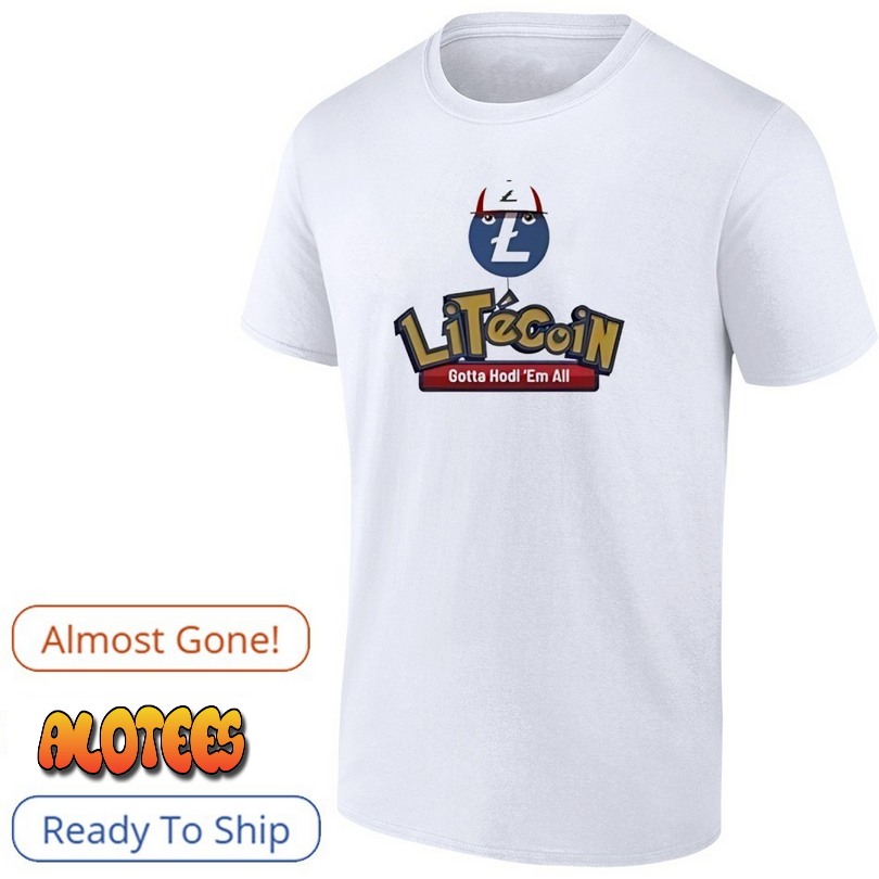 The Litecoin gotta hodl ’em all style Pokemon T Shirt
