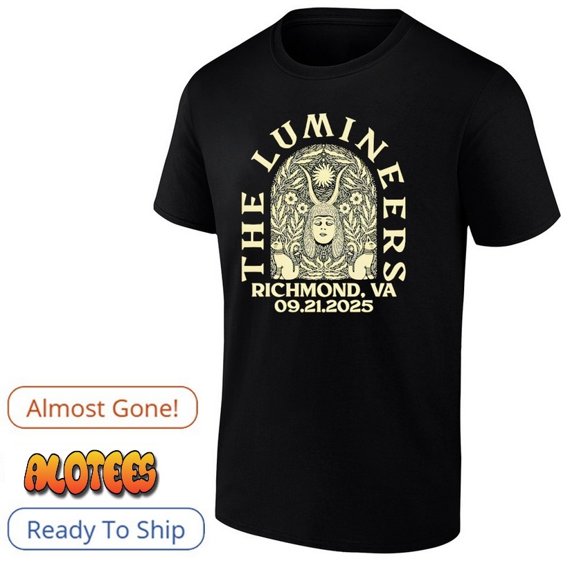 The Lumineers Richmond VA 2025 T Shirt