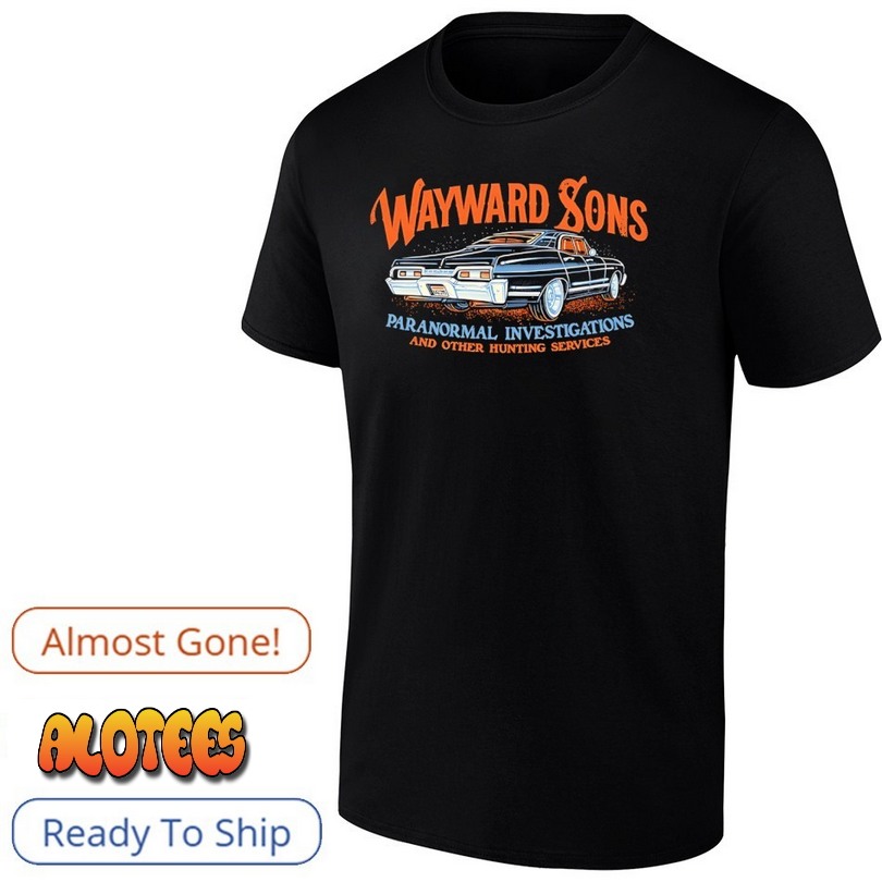 Wayward Sons Paranormal Investigations and other hunting services T Shirt