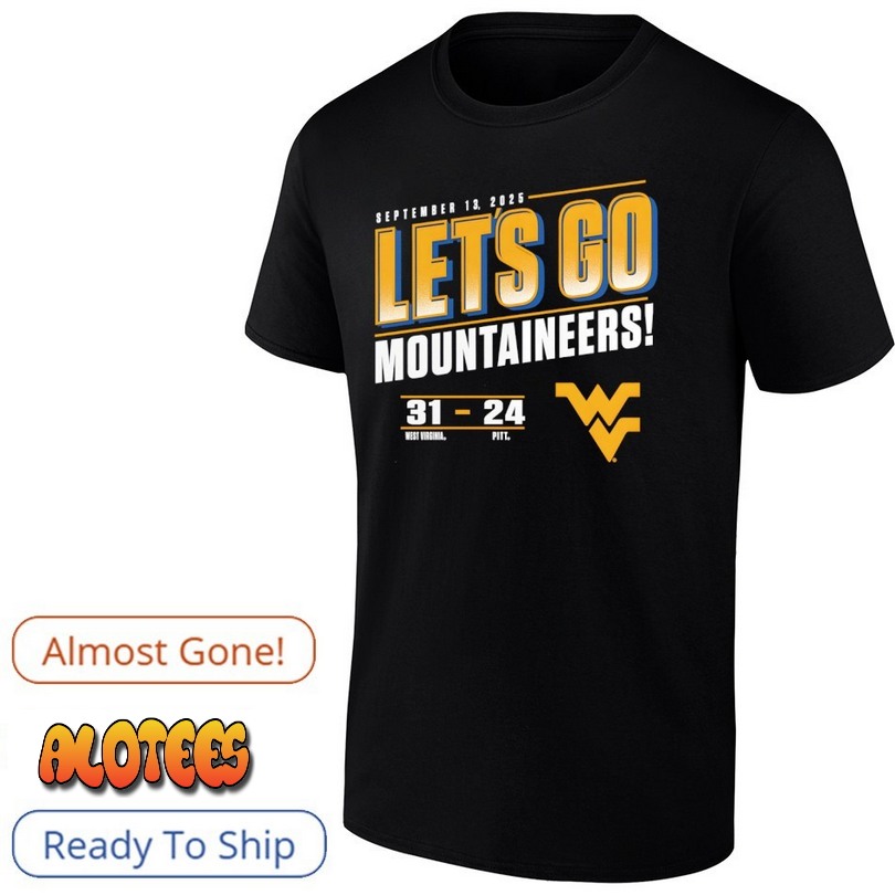 West Virginia Mountaineers Vs Pitt Panthers September 13 2025 T Shirt