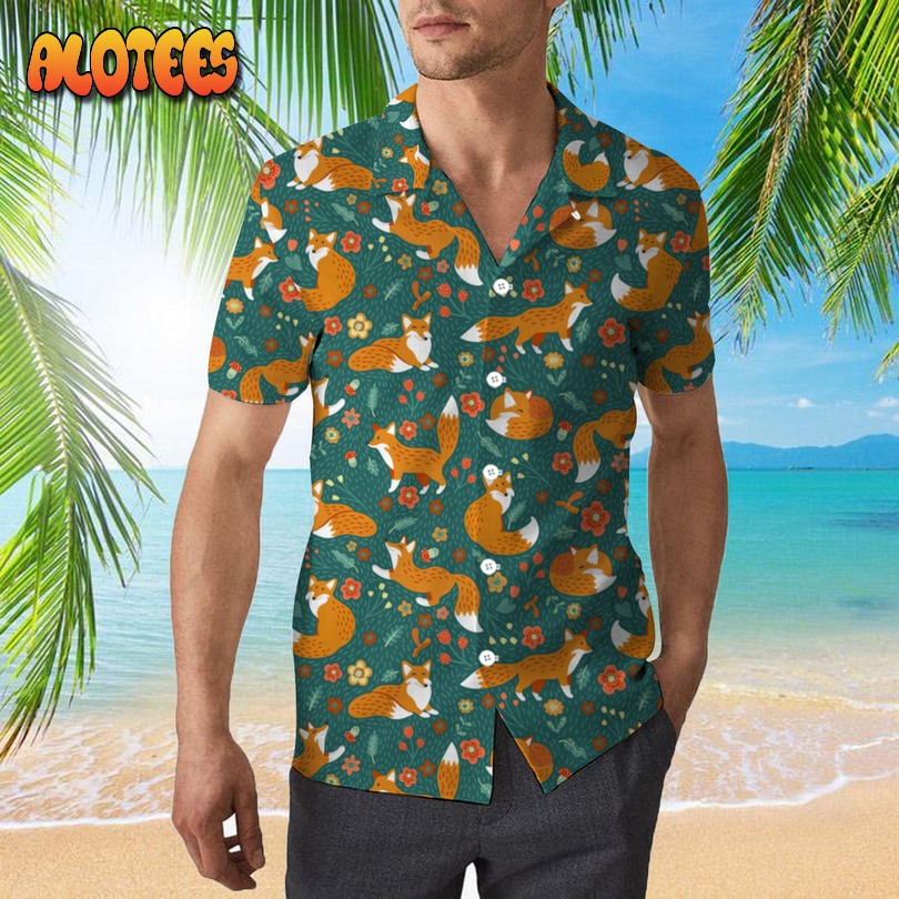 Amazing Jungle Foxes Hawaiian Shirt
